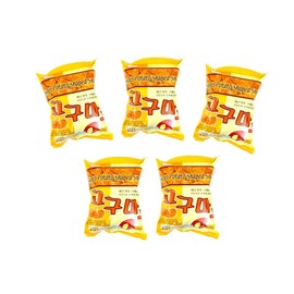 Generic Korean COSMOS Snack Variety [ Wang SoRa, Goguma, JjangGu, Tteokbokki Snack ] Assortment. (5, Goguma)