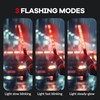 E-riding 20 Pack Traffic Wand, 21 Inch Red Traffic Control