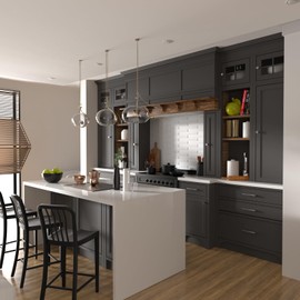 homdiy 25 Pack Brushed Nickel Cabinet Knobs Round Kitchen Knobs Dresser Knobs Metal Cabinet Knob for Drawer Desk Cabinets