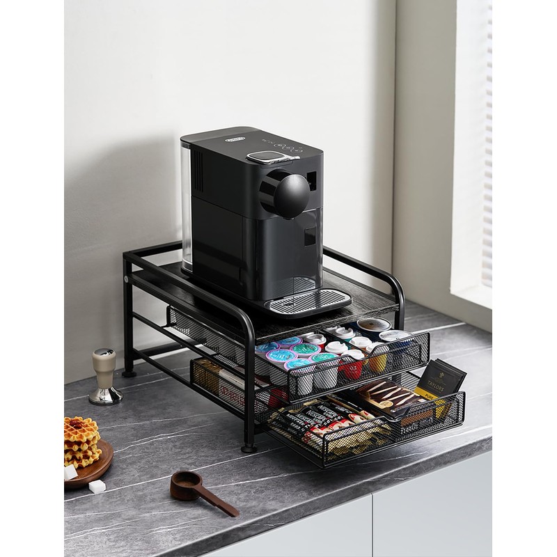 Coffee Pod Drawer for K-Cup & Nespresso Vertuo Pods –