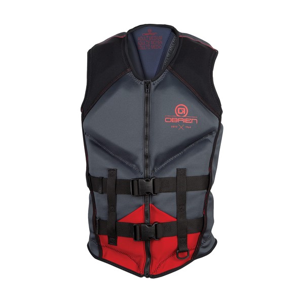 O'Brien Recon Men's Neoprene CGA Life Jacket, Red, 2X-Large