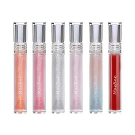 R.Y.M Extreme Shine Volume Non-Sticky Natural Scents Lip Glow Oil that Stays on Clear Shimmer Soft Crystal Lip Glow Oil Dry Lip Care for Women (#04 Vanilla Scent, 0.12 Ounce (Pack of 1))