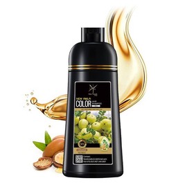 Hair color Shampoo to cover gray hair, Hair Dye, Hair color, instent Hair Color (BROWN BLACK)
