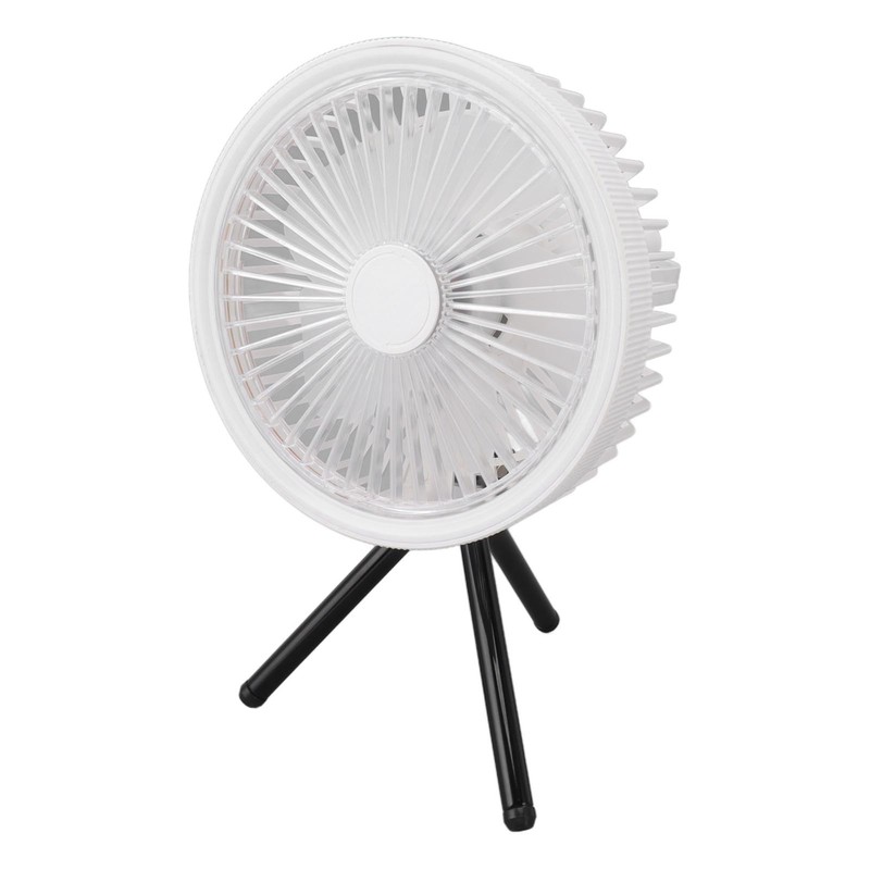 Tripod Stand Fan USB Rechargeable Retractable Portable Camping Fan Hanging
