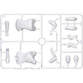 TAMIYA 300056536 56536 1:14 LKW Fahrerfigur Bausatz, weiß, Mittel