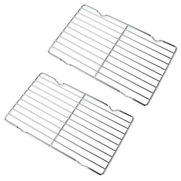 2 Pack CoolingRack, 12.2"x7.9" Heavy Duty Stainless Steel Baking Cookie