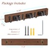 OUTNILI 2 Pack Mop Broom Holder Wall Mount with 3