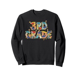 Funny Ostrich Third Grade Back to School Kids Boys Girls Sweatshirt