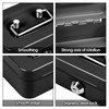 Small Cash Box, Small Safe, Elegant Steel Cash Box, Black
