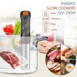 Inkbird Sous Vide Machine WiFi Immersion Circulator Instant Read BBQ Thermometer