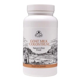 Mt. Capra Goat Milk Colostrum | for Healthy Immune System, Gut, and Athletic Performance | Grass-Fed, High in Immunoglobulins | 60 Servings - 174 Grams