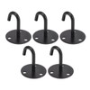 5Pcs Heavy Duty Fixed Pad Eye Plate Thickened Black 304