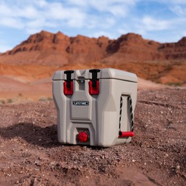 Lifetime 5 Gallon Hard Cooler, Dual-Purpose as Water Beverage Dispenser or Ice Chest, Portable Container, Made in USA