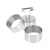 INOXPRAN Stainless Steel Cookie Cutters Set of 3 Round inoxydable-8