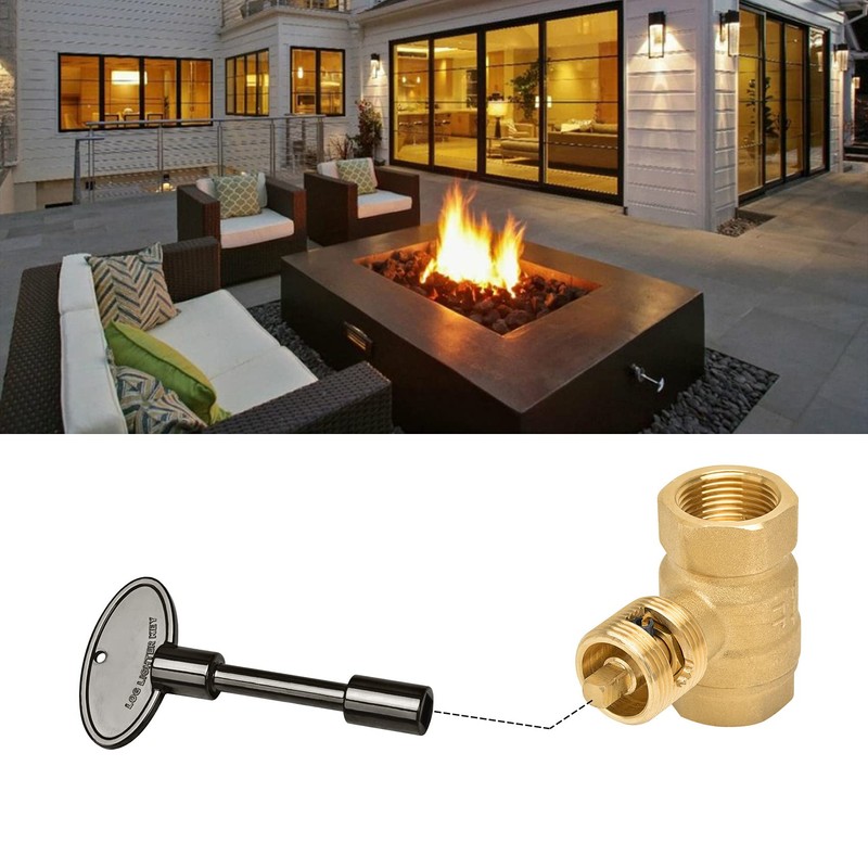 Skyflame Universal Gas Valve Key Fits 1/4" and 5/16" Gas