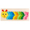 Beyond Happy Educational Kids Caterpillar Numbers Puzzle, Wooden Kids Toy,