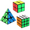 Speed Cube Set, Aitey 2x2 3x3 Pyramid Bundle Magic Cube
