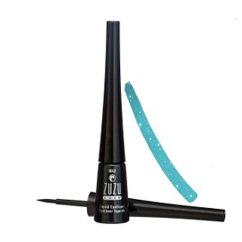 ZUZU LUXE Precision Liquid Liner (Nile - Jade Green/Matte), Liquid Eyeliner featuring a fine calligraphy tip, quick-drying, water resistant. Natural, Paraben Free, Vegan, Gluten-free,Cruelty-free, Non GMO, 0.1 oz