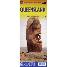Queensland 1:900 000: ITM Travel Reference Map 1:900000