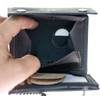 Biker's Leather Wallet Wallet Grey - with Coin Pocket and