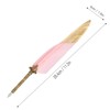 Feather Pen Set Gold Head Dipped Water Vintage Writing Tool