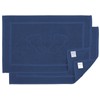 BANANALU Set of 2 Bath Mats Quality 100% Cotton Dark