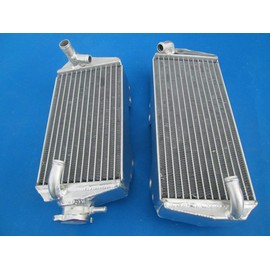 Aluminum radiator + hose for Suzuki RMZ450 RMZ 450 2008-2015 09 10 11 12 13 14 15 (ORANGE)