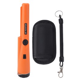 Metal Detector Pinpointer Precise Sensitive Handheld Pin Pointer Wand Search Treasure Pinpointing Finder for Adults and Kids Orange