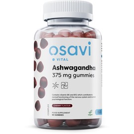 Osavi Ashwagandha 375mg Gummies, Cherry - 90 Gummies