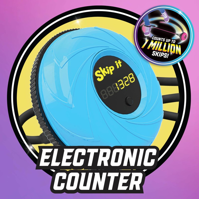 Just Play Skip It Retro Outdoor Toy, Light Up Ball