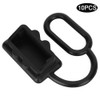 10Pcs Dust Cap Plastic Connector Black Small Protection Cover for