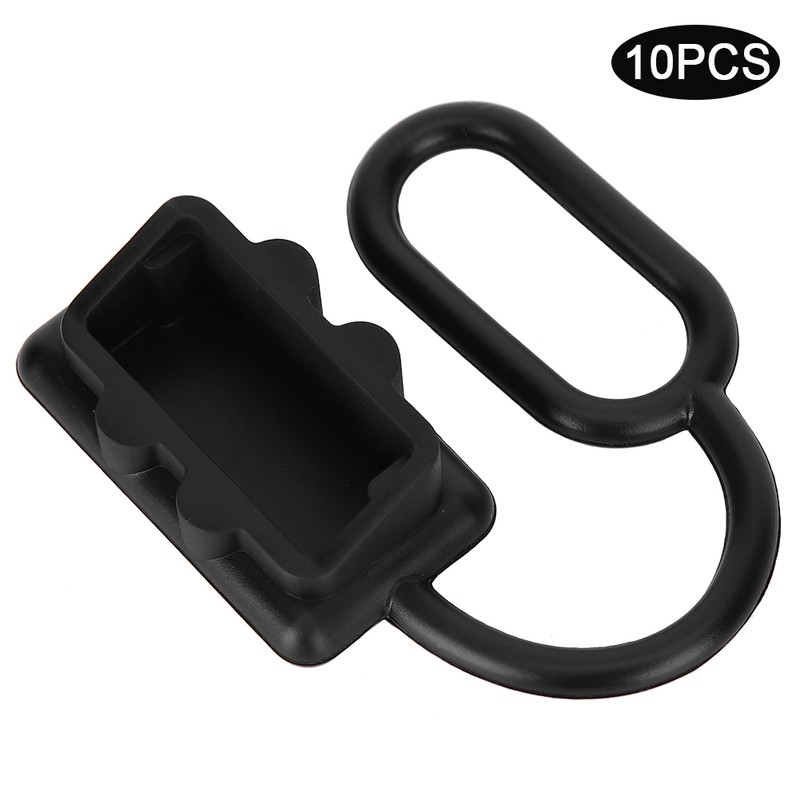 10Pcs Dust Cap Plastic Connector Black Small Protection Cover for
