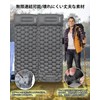 エアーマット GEKETY 【約10CM厚さ】 キャンプ マット 車中泊マット 足踏み式 無限連結可能 枕付き エアマット