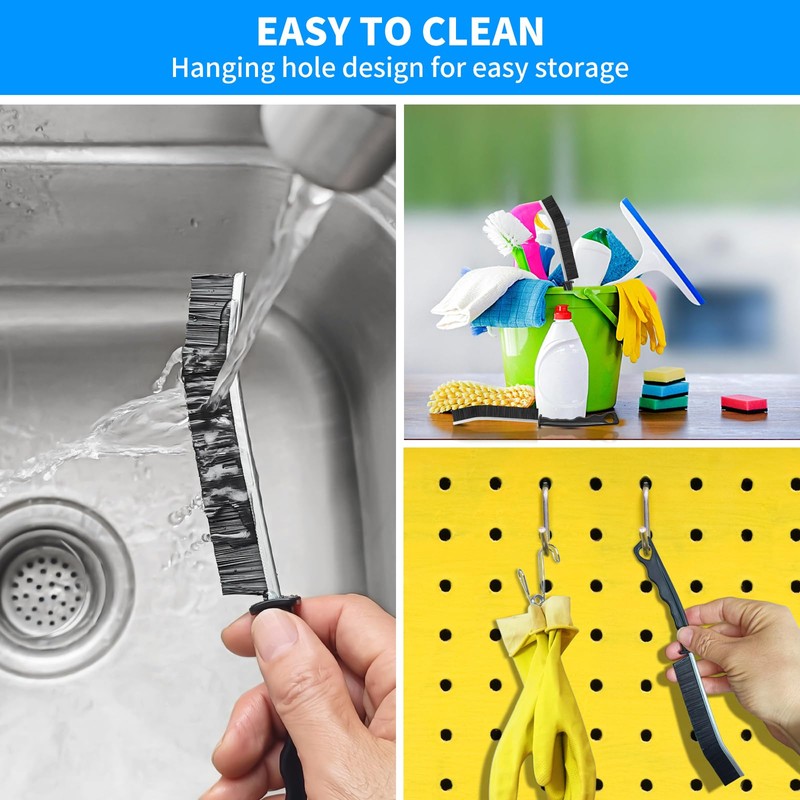 4TH Multi-Purpose Hard Bristle Crevice Cleaning Brush -Deep Reach Gap
