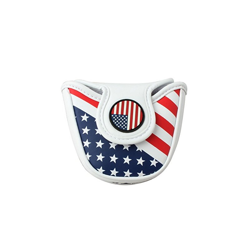 Select Plaza USA Putter Cover US Flag marettotaipu Magnet Attachment