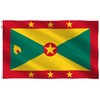 Grenada Flag 3x5 Ft Outdoor Large, Moderate-Outdoor Both Sides Heavy