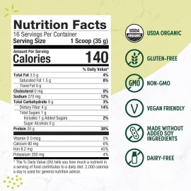 Purely Inspired Proteína Vegana Crecimiento Muscular 567g Chocolate