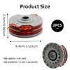 2Pcs Strimmer Spool Line Strimmer Spool for Flymo Strimmer Wire