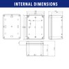 Supertool Project Box, ABS Plastic Cover IP67 Waterproof Electronic Junction