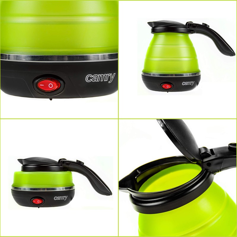 Camry cr-1265 Collapsible Kettle Green