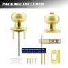 Probrico Privacy Door Knobs Lock Interior Bedroom Bathroom Door Handle