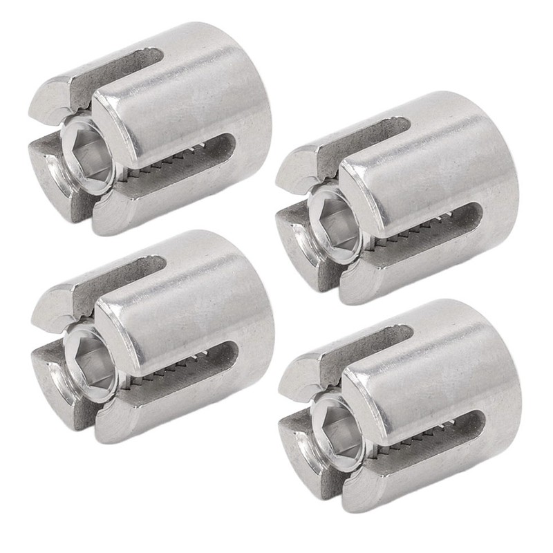 10 Pcs Cross Wire Rope Clip M10 Thread 316 Stainless