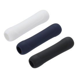 MECCANIXITY 3pcs Pen Grip Silicone Case Silicone Ergonomic Design Sleeve Holder for 1st and 2nd Generation Stylus Pens, White Black Blue