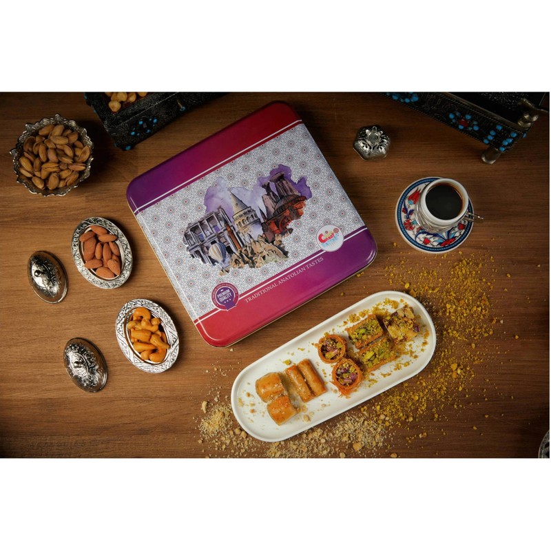 Sarah's Candy Factory Assorted 0.5 Lb Premium Baklava Pastry Gift