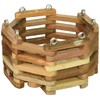 Bectine Sun Bulb 51720 Better GRO Octagon Cedar Basket, 8"