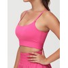 THE GYM PEOPLE Women's Adjustable Longline Sports Bras Scoop Neck
