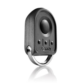 Somfy 1870880 Keygo io Remote Control for Controlling up to 4 Garage Door Motors or Io Gate Operators, Black