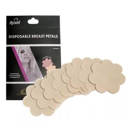 Aysel 5 Pares Cubre Pezon / Pezonera De Tela Auto Adherible.