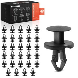 A-Premium 30 PCS Nylon Car Retainer Fastener Push Pin Clips Compatible with Ford F-150 2010-2023 F-250 Super Duty 2017-2023 F-350 Super Duty Edge Ranger EcoSport Lincoln MKX Mark LT - for 7.93mm