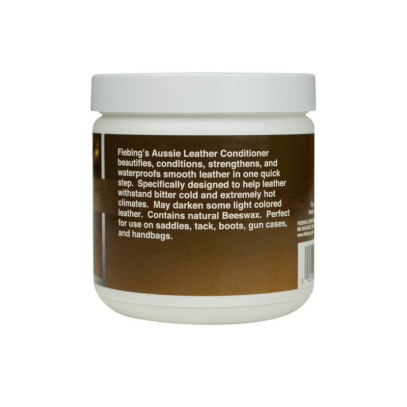 Fiebing's Aussie Leather Conditioner (14 oz) - Contains Beeswax to